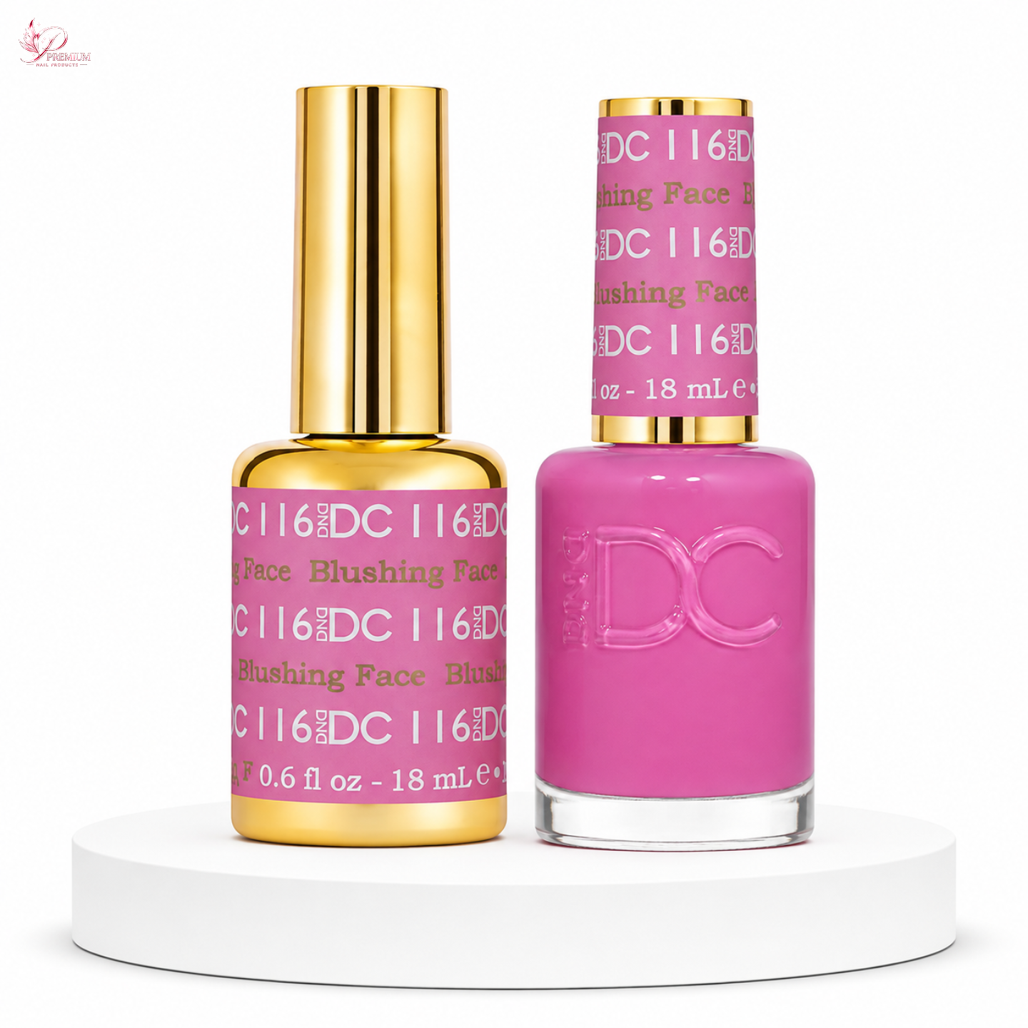 DND DC Duo Gel #116 BLUSHING FACE
