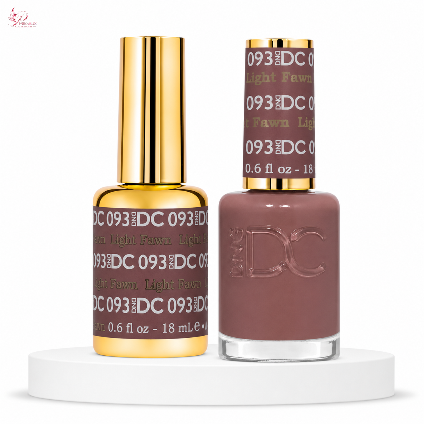 DND DC Duo Gel #093 LIGHT FAWN