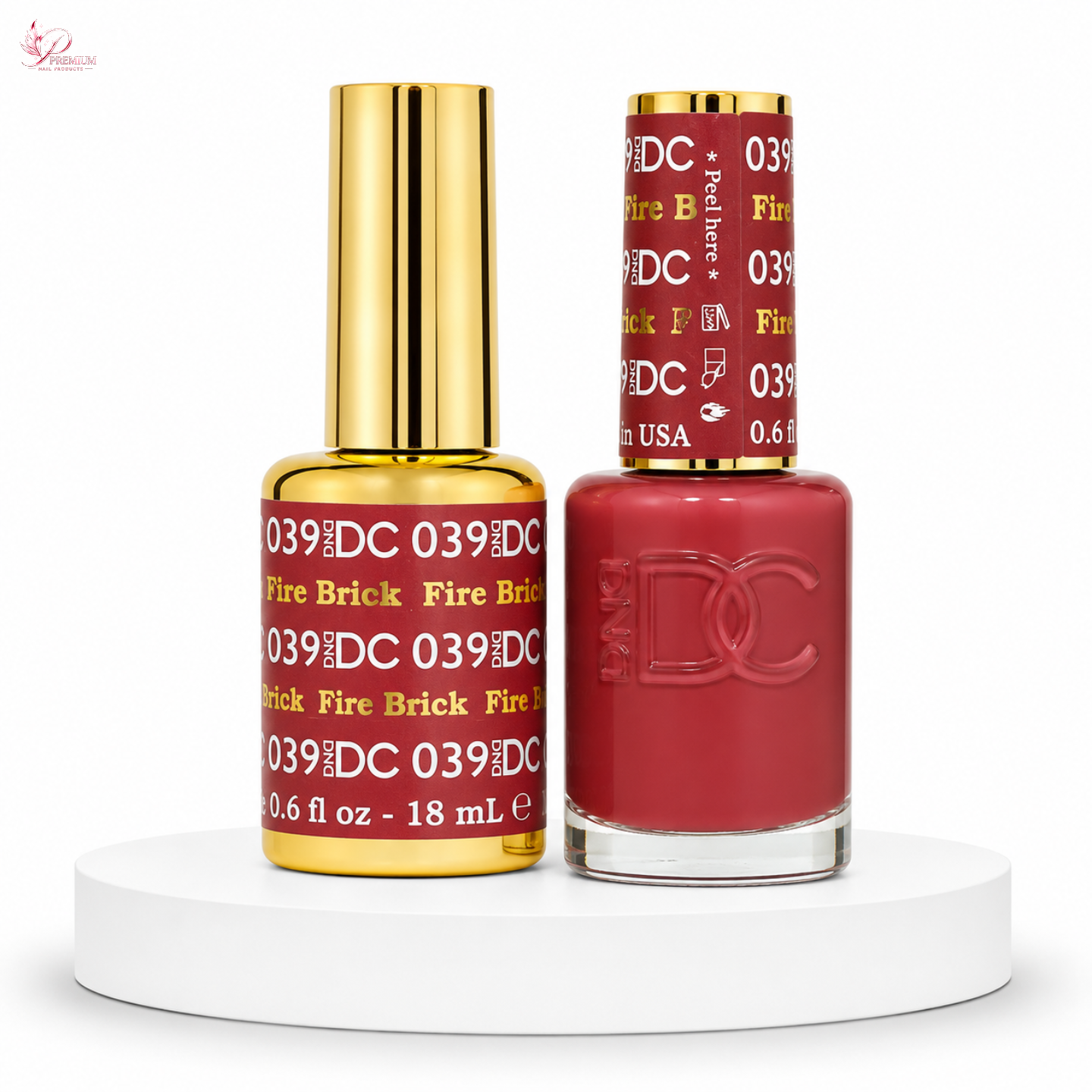 DND DC Duo Gel #039 FIRE BRICK