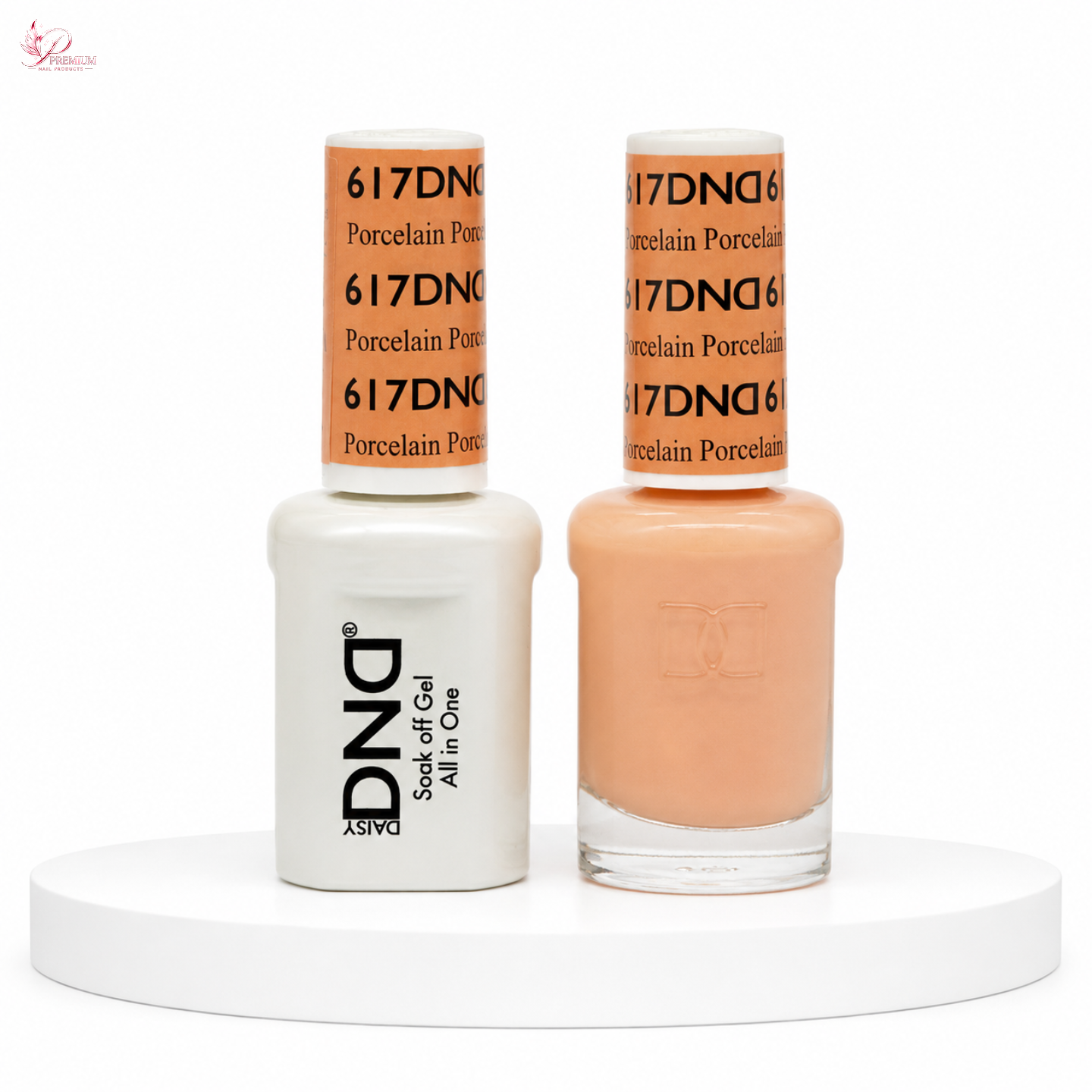 DND Duo Gel #617 Porcelain