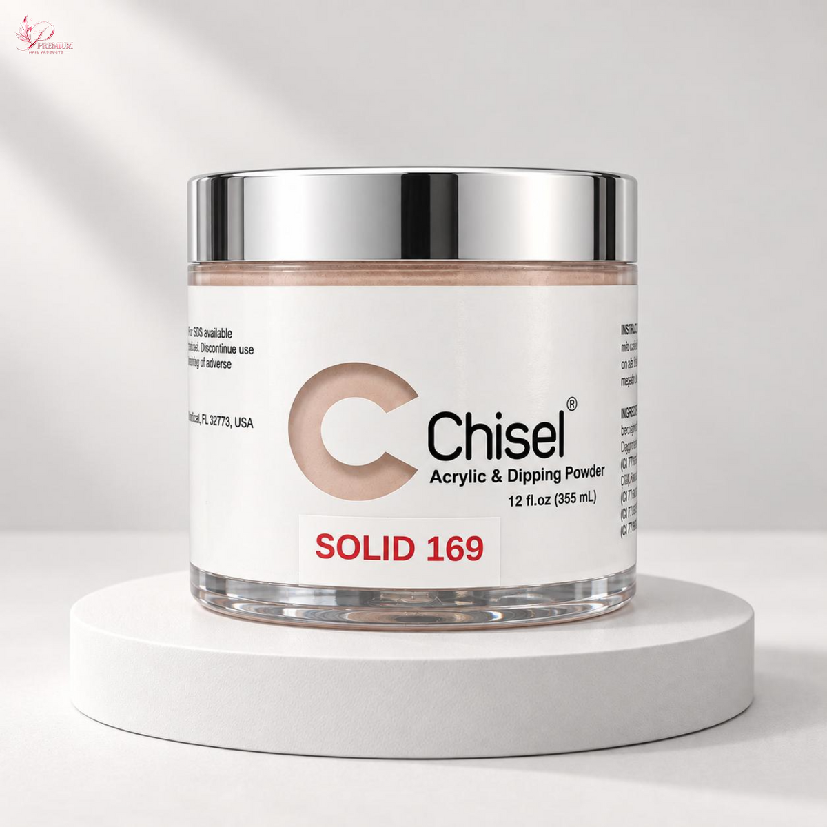 Chisel Dip Powder Refill 12oz - SOLID 169