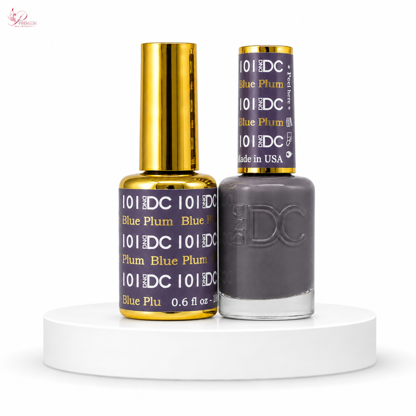 DND DC Duo Gel #101 BLUE PLUM
