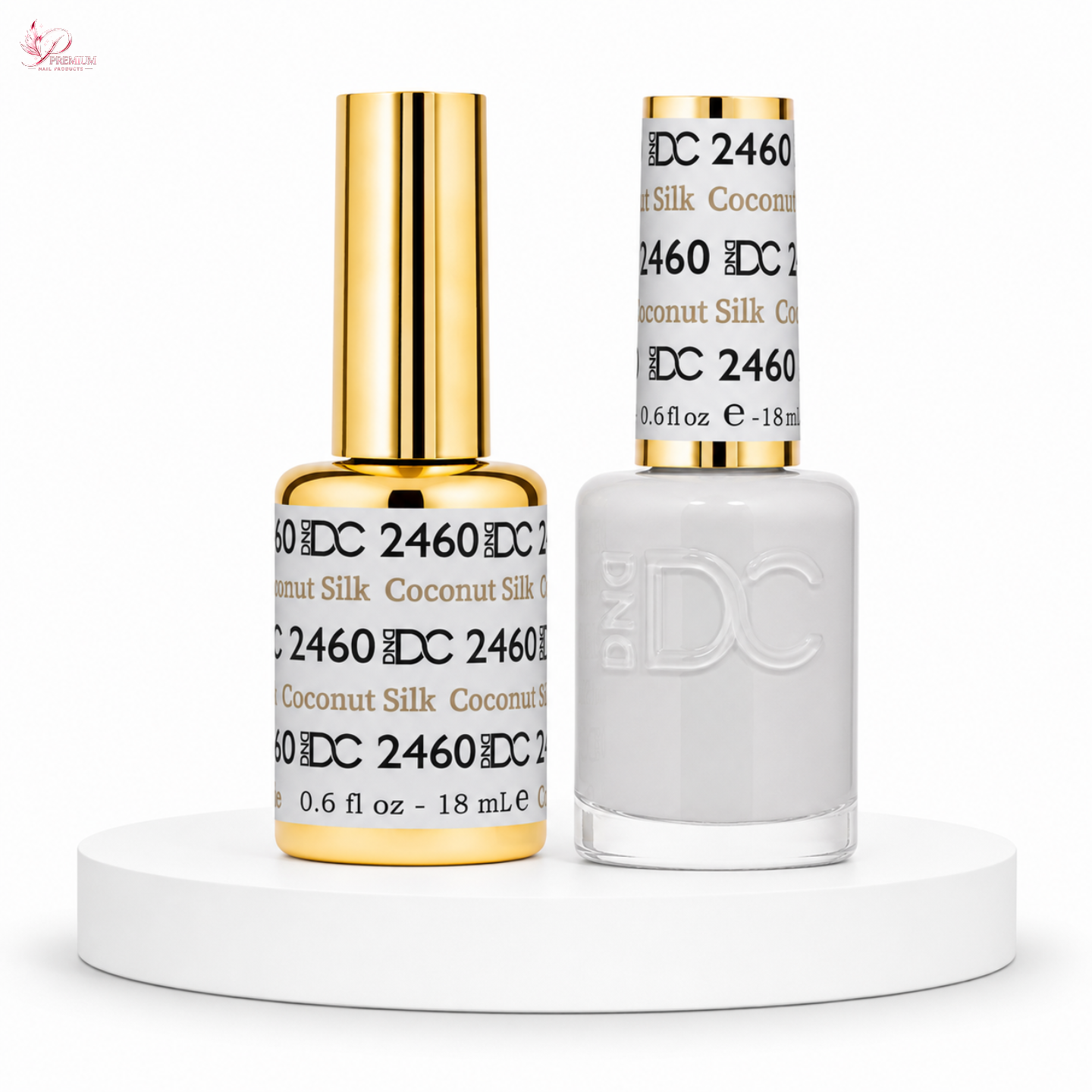 DND DC Duo Gel #2460 Coconut Silk