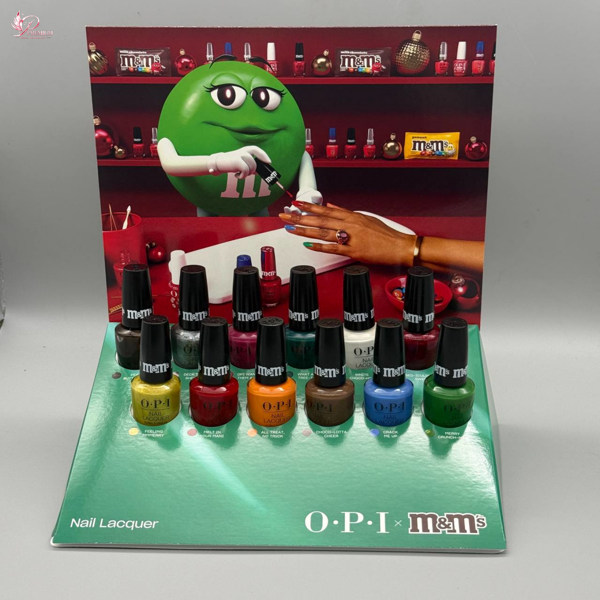 OPI Nail Lacquer Sweeten Your Mani x M&M’s Holiday 2026, 12-Piece Display - NAIL LACQUER OR REGULAR