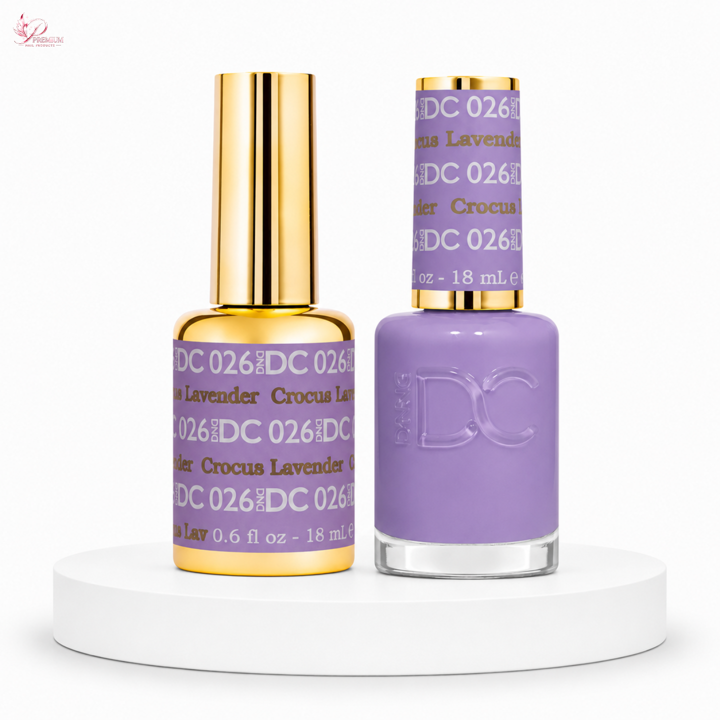 DND DC Duo Gel #026 CROCUS LAVENDER