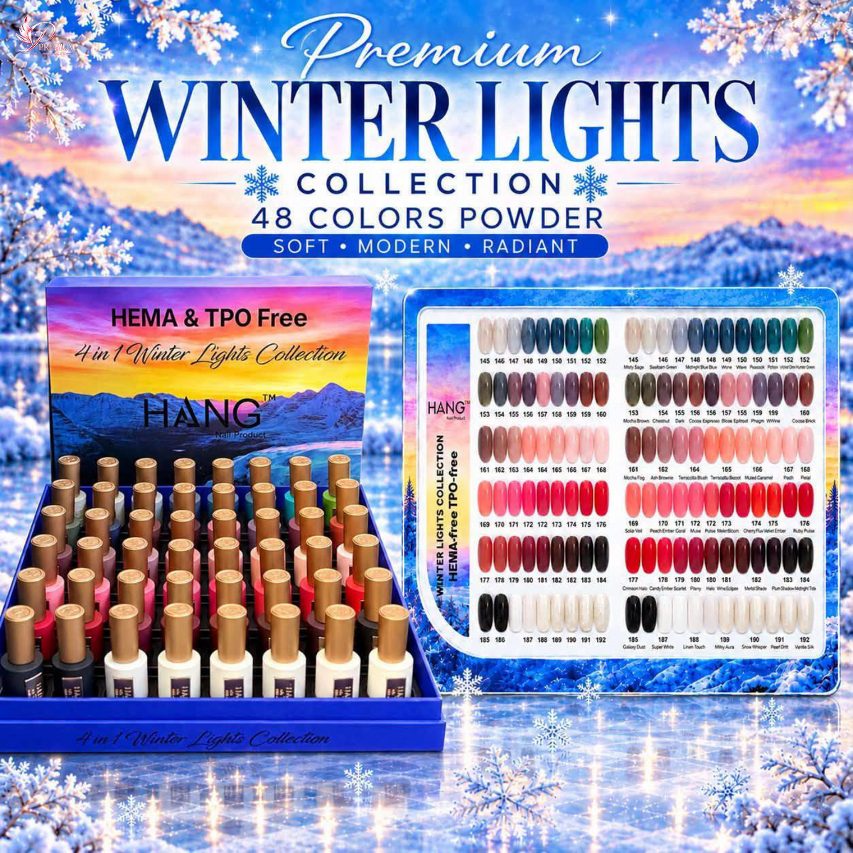 Hang Premium Winter Light Collection 48 colors GEL ONLY #145-#192