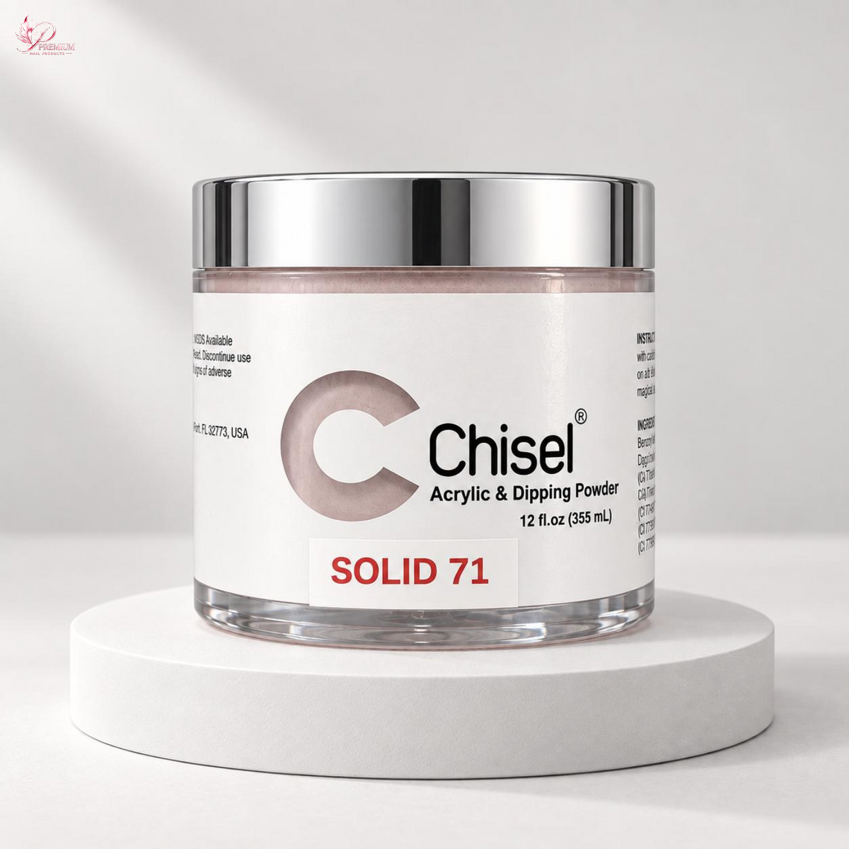 Chisel Dip Powder Refill 12oz - Solid 71
