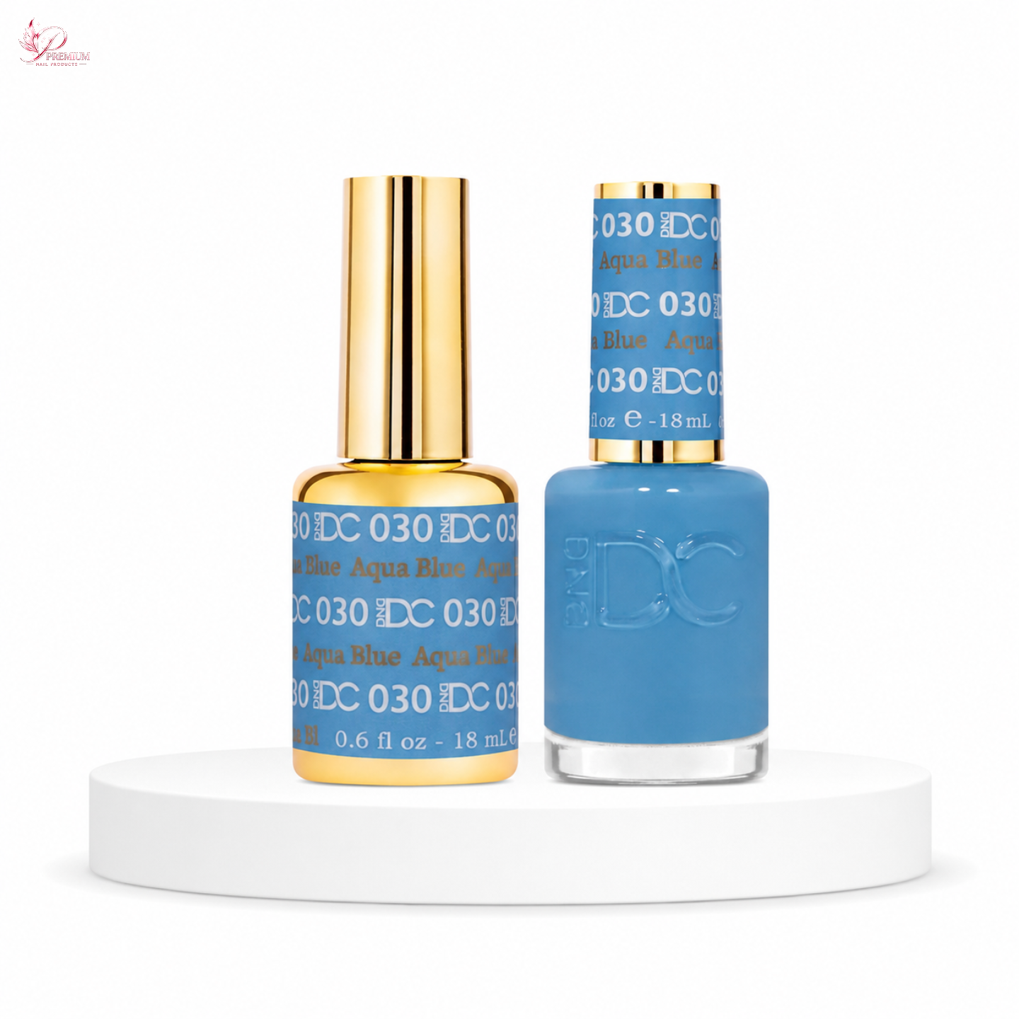 DND DC Duo Gel #030 AQUA BLUE