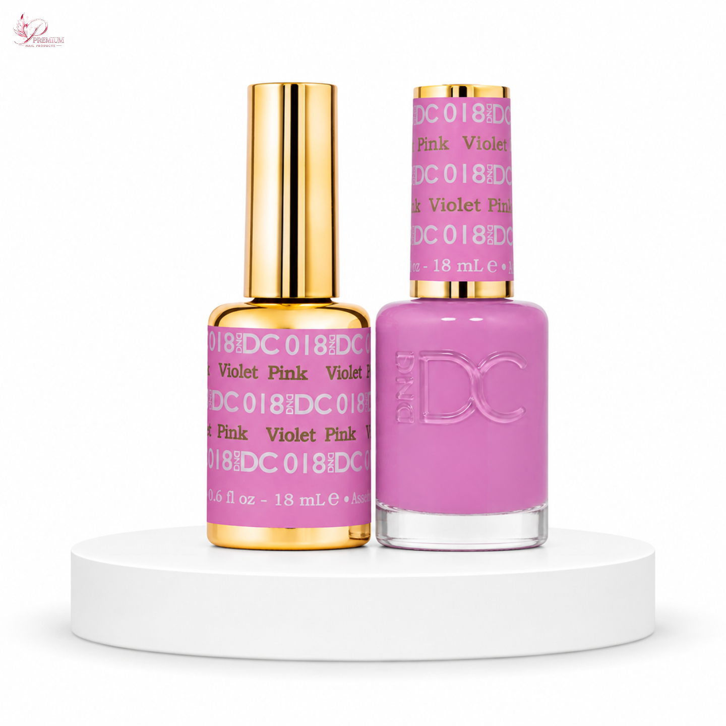 DND DC Duo Gel #018 VIOLET PINK