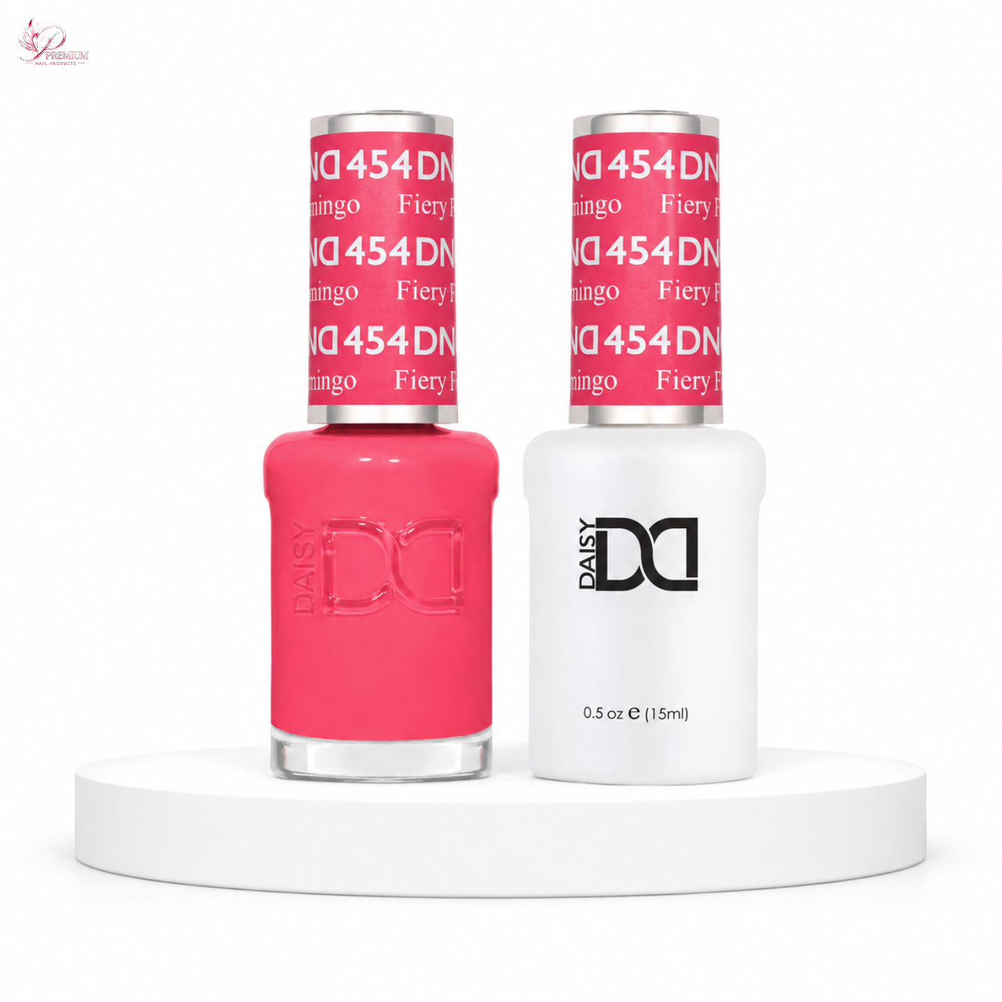 DND Duo Gel #454 Fiery Flamingo