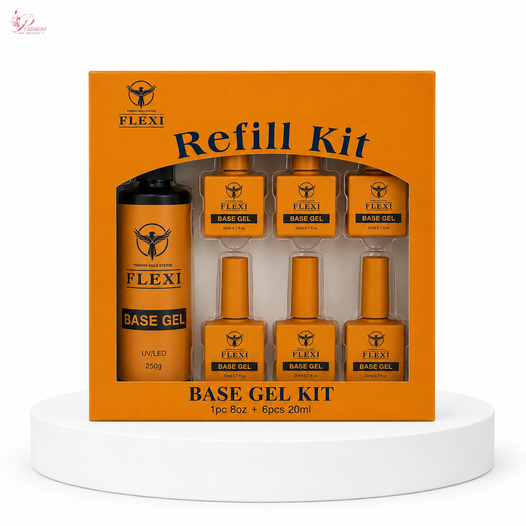 Phoenix - Flexi Base Coat (Super Base) - Kit 8oz Free 6 (0.7oz)