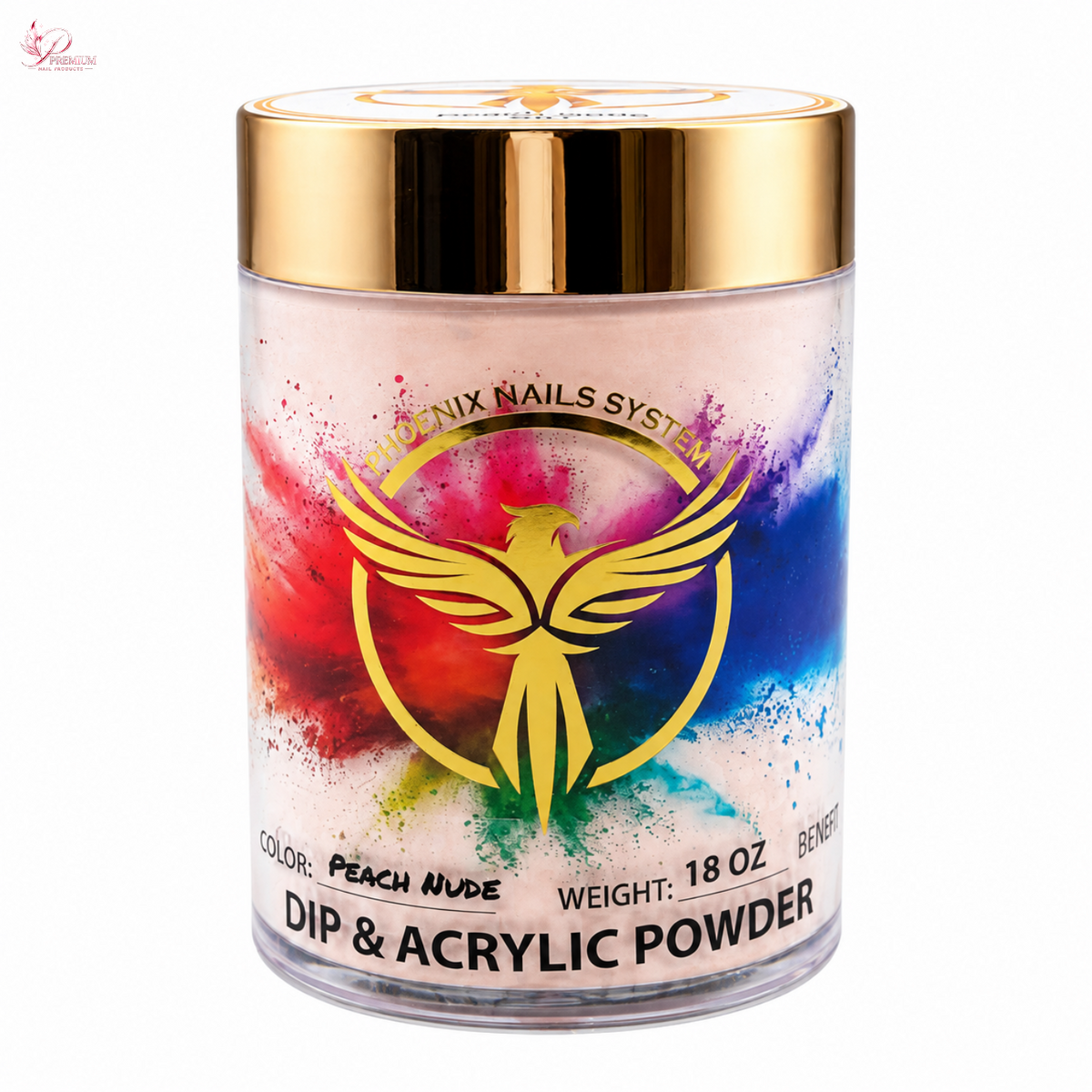 Phoenix Dip & Acrylic Powder 18oz - S01 (Peach Nude)