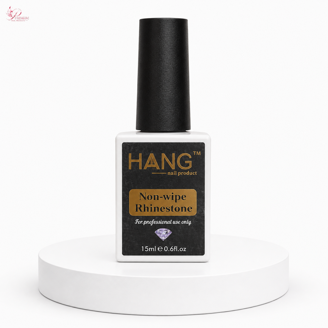 HANG Non Wipe Rhinestone Gel with Brush UV/LED 0.5oz – Standard