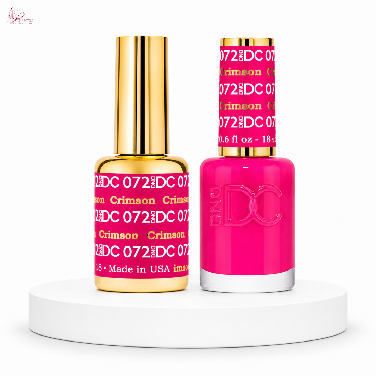 DND DC Duo Gel #072 CRIMSON