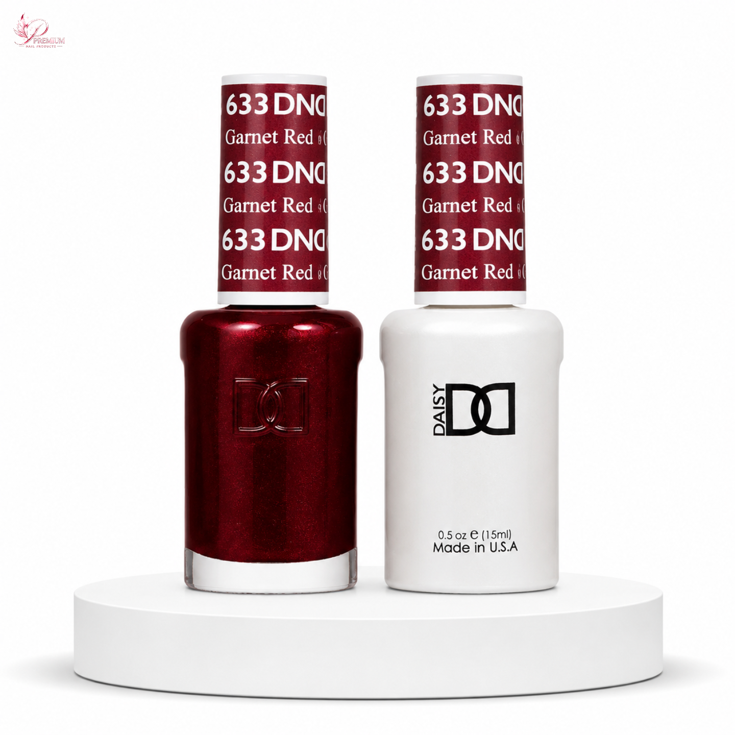 DND Duo Gel #633 Garnet Red