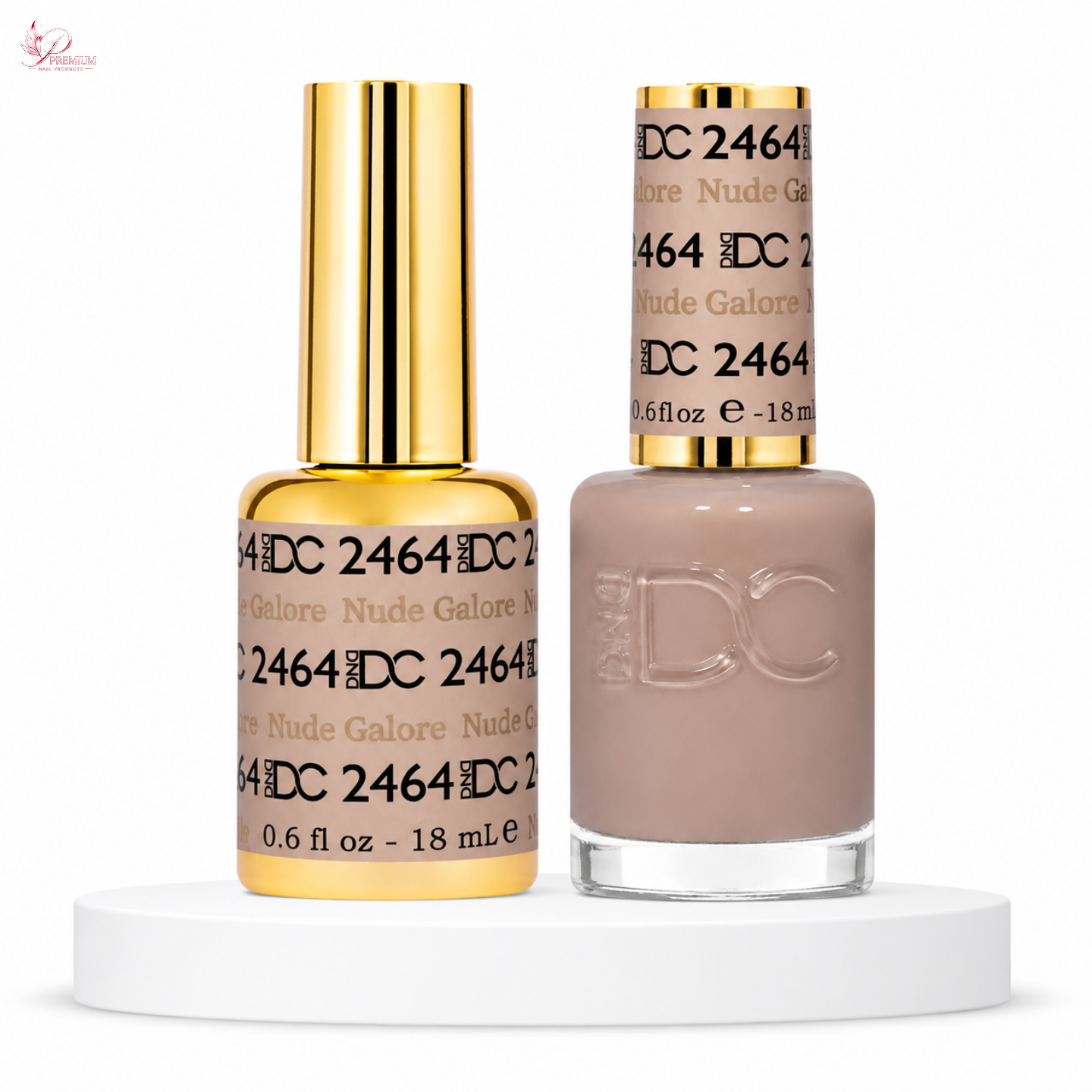 DND DC Duo Gel #2464 Nude Galore