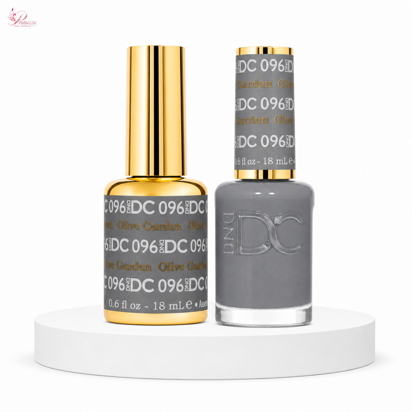 DND DC Duo Gel #096 Olive Green