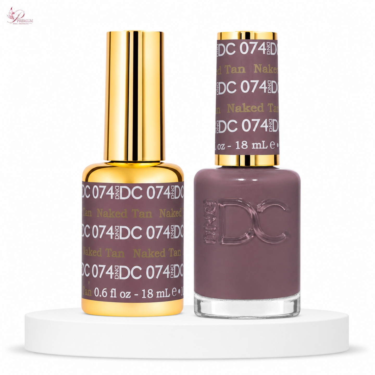 DND DC Duo Gel #074 Naked Tan