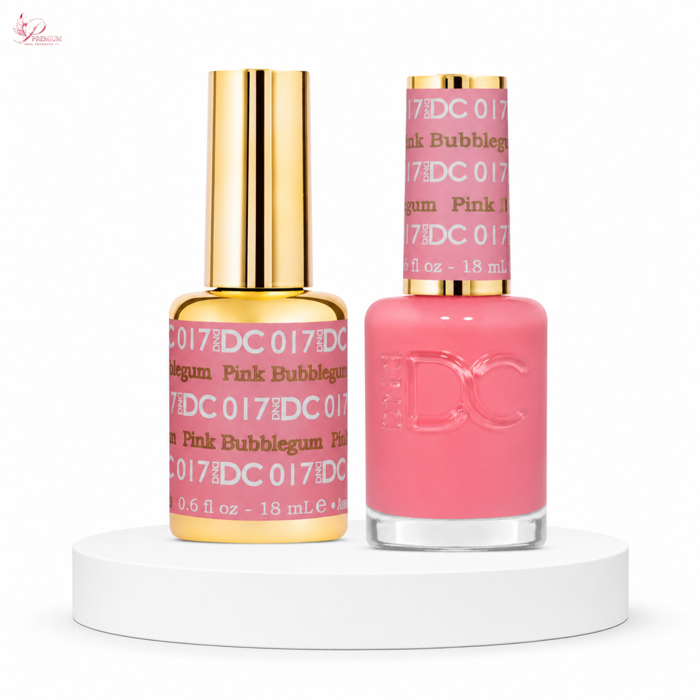 DND DC Duo Gel #017 PINK BUBBLEGUM