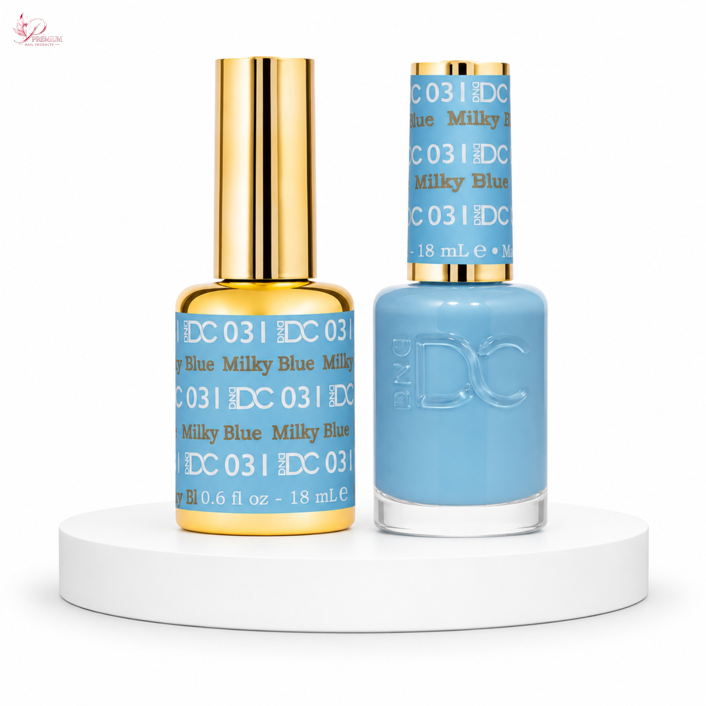 DND DC Duo Gel #031 MILKY BLUE