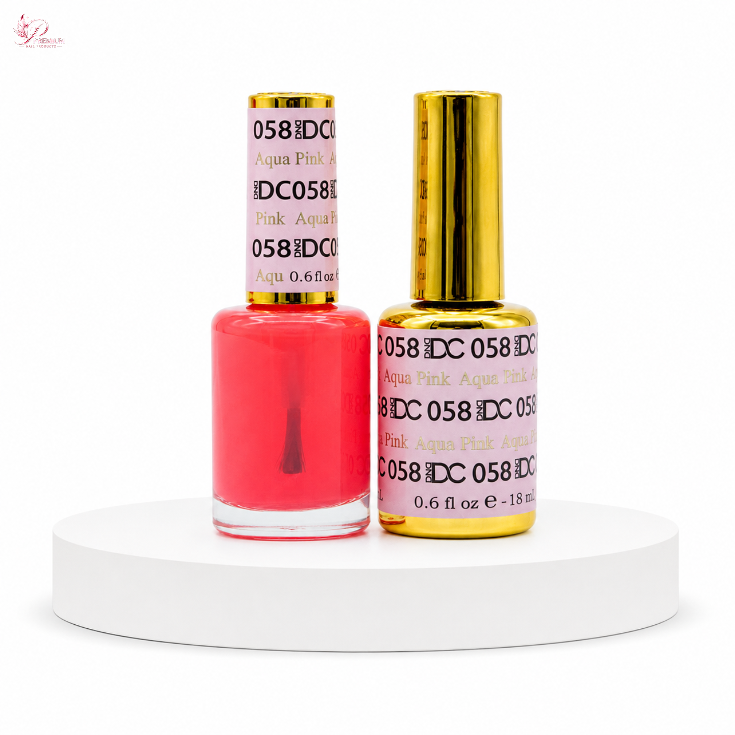 DND DC Duo Gel #058 AQUA PINK