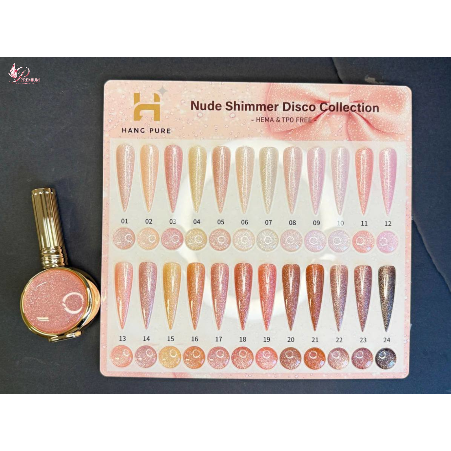 HANG Nude Shimmer Disco Collection 24 Colors (01-24)