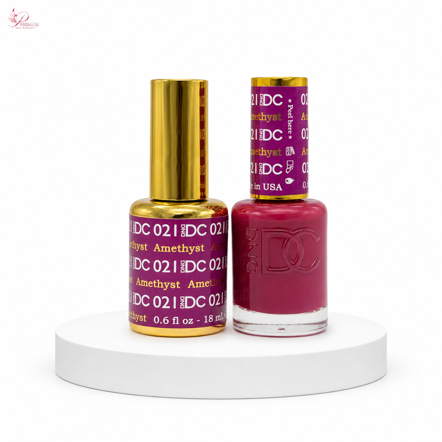 DND DC Duo Gel #021 AMETHYST