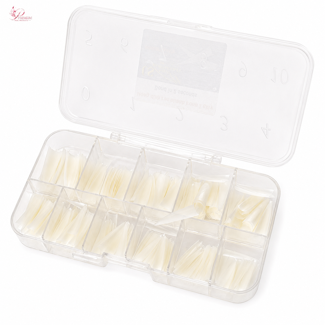USN - Stiletto Natural Nail Tips Refill