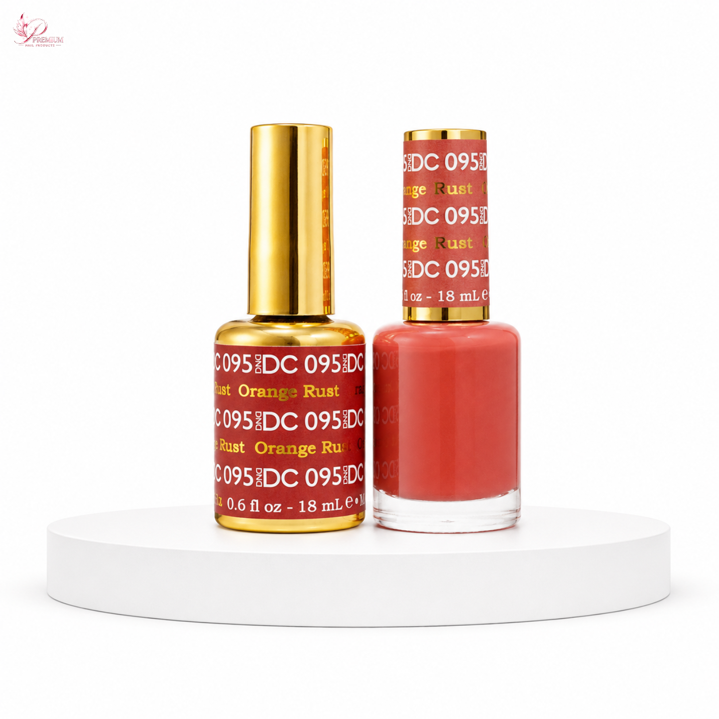 DND DC Duo Gel #095 ORANGE RUST
