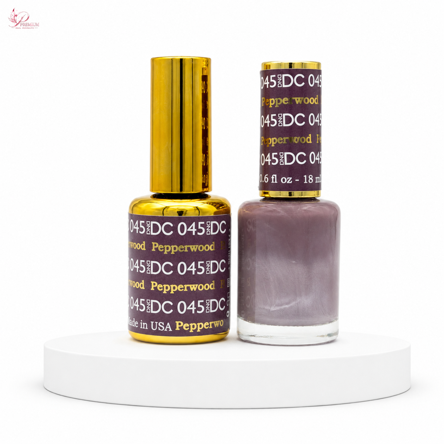 DND DC Duo Gel #045 PEPPERWOOD