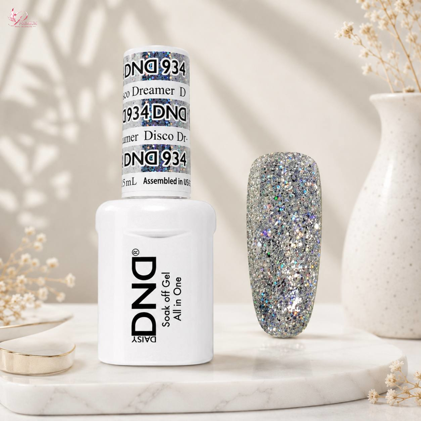 DND Gel Super Platinum #934 Disco Dreamer