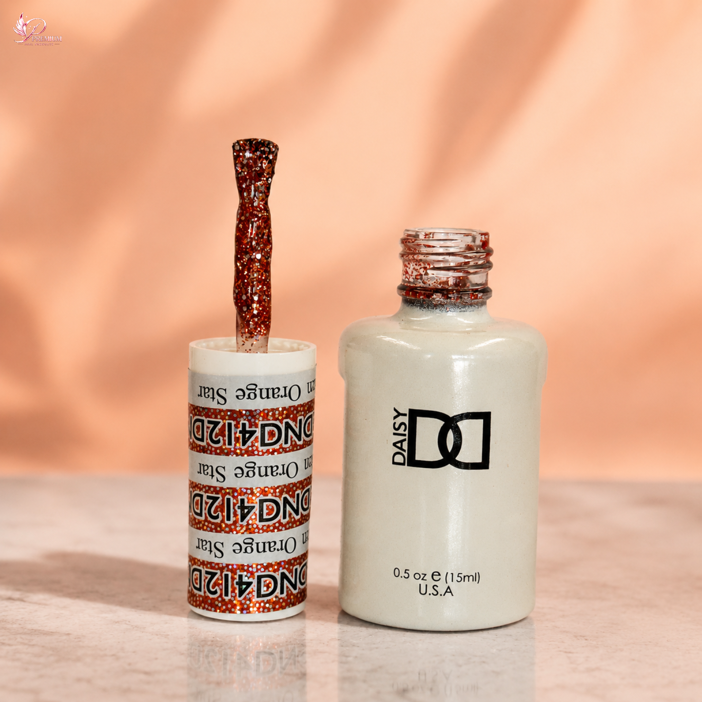 DND Duo Gel #412 Golden Orange Star