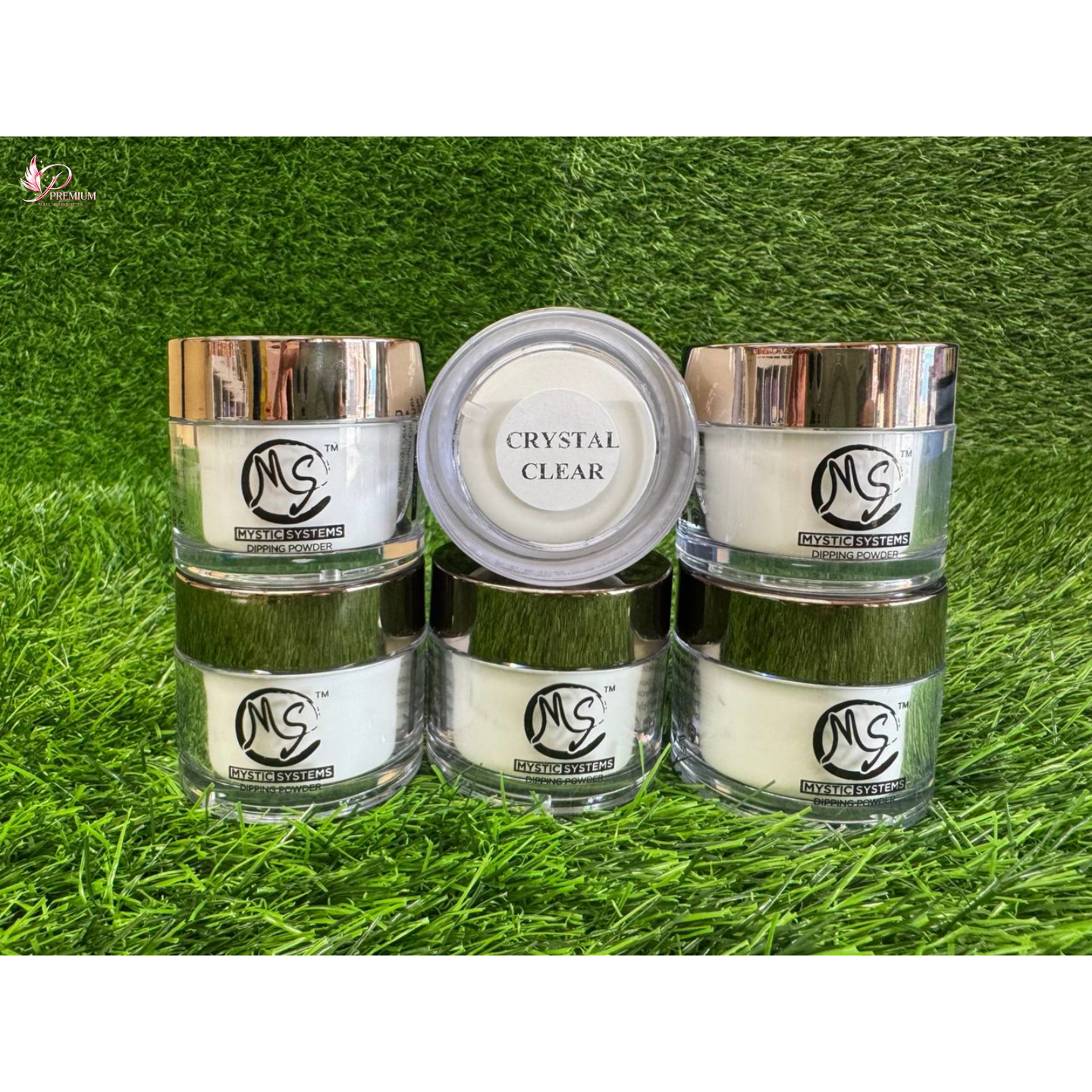 MS Acrylic Powders 2oz - CRYSTAL CLEAR