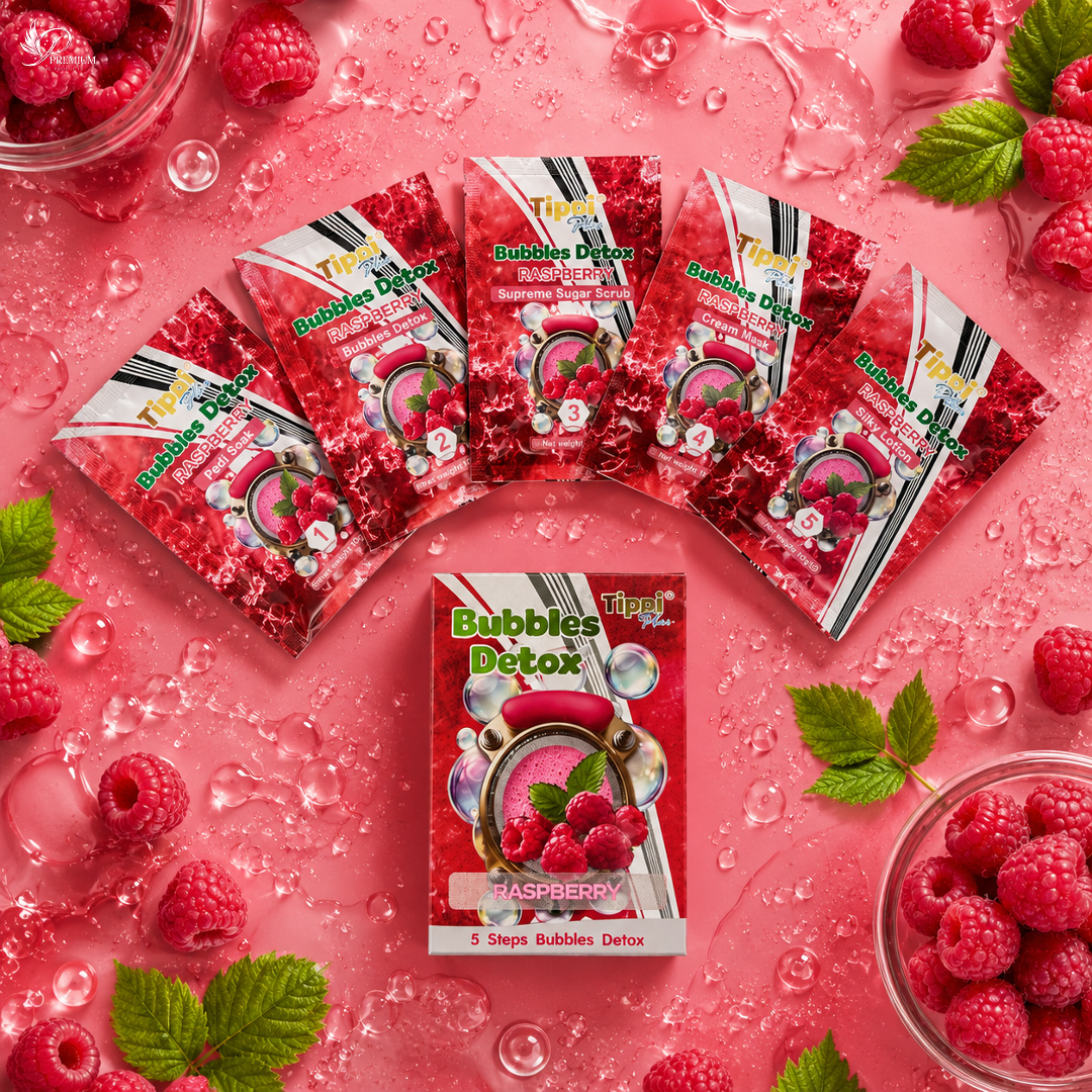 Tippi Plus Bubble Detox 5 Steps - Raspberry