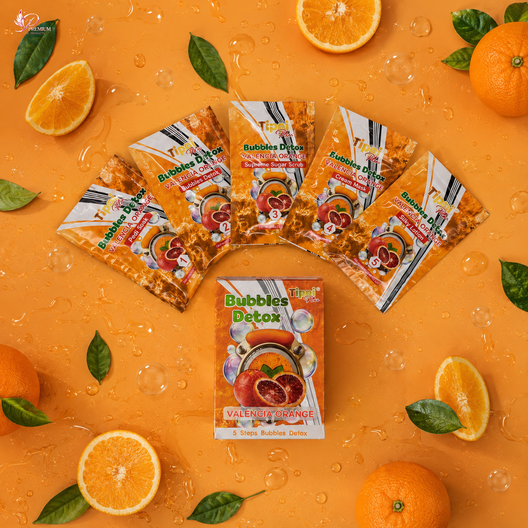 Tippi Plus Bubble Detox 5 Steps - Valencia Orange
