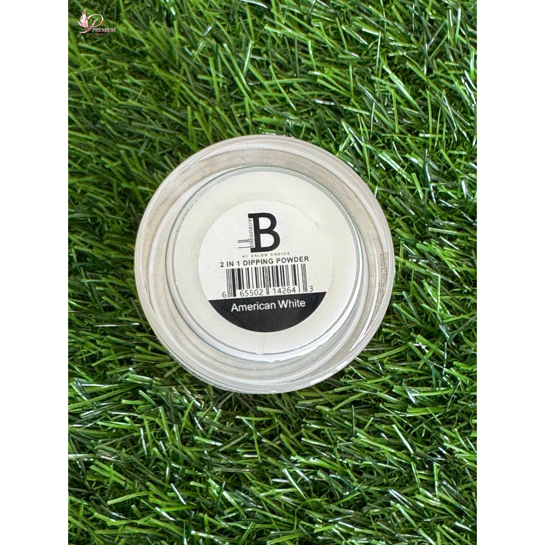 Billionaire Dip/Acrylic Powder - American White 2oz