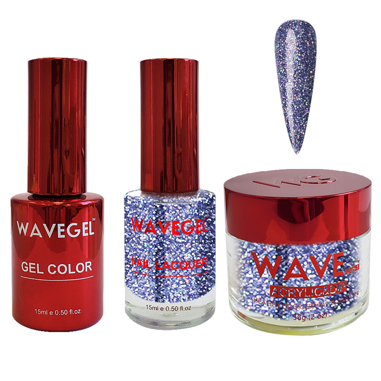 WAVEGEL 4in1 Queen - #113 Blue Sparkle