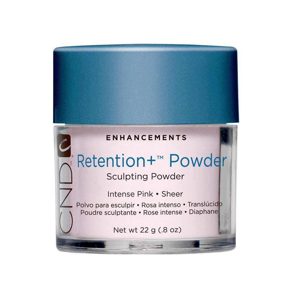 CND - RETENTION+® SCULPTING POWDERS - INTENSE PINK - SHEER 0.8 Oz. / 22 g