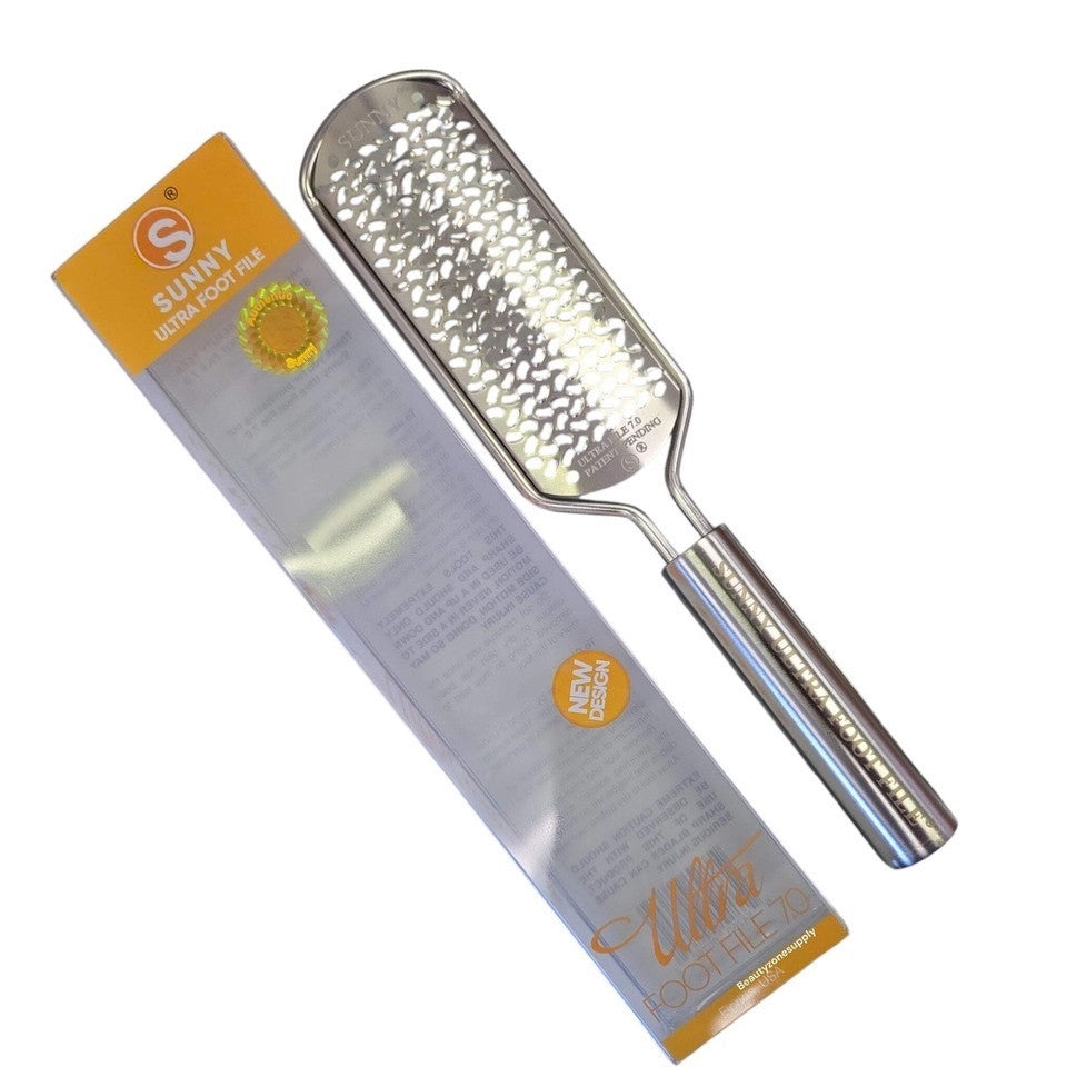 Sunny Stainless Steel Ultra Foot File 7.0 Silver - Buy 5 Free 1