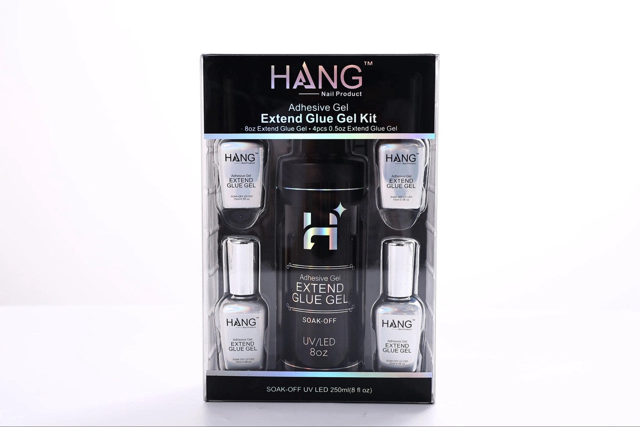 HANG Extend Gel Base 8oz + Free 4 Bottle 0.5oz