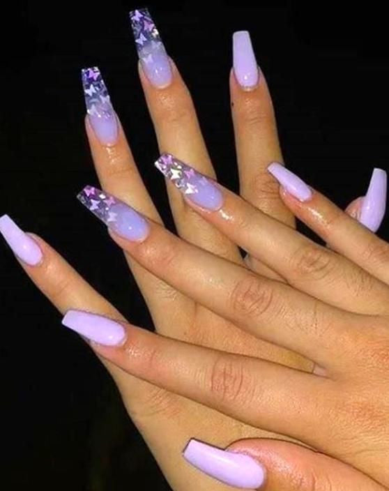 43# - Nail Sequin Butterfly (set of 12)