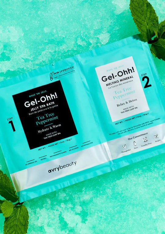 Avry Beauty Jelly Spa Bath - Tea Tree Peppermint