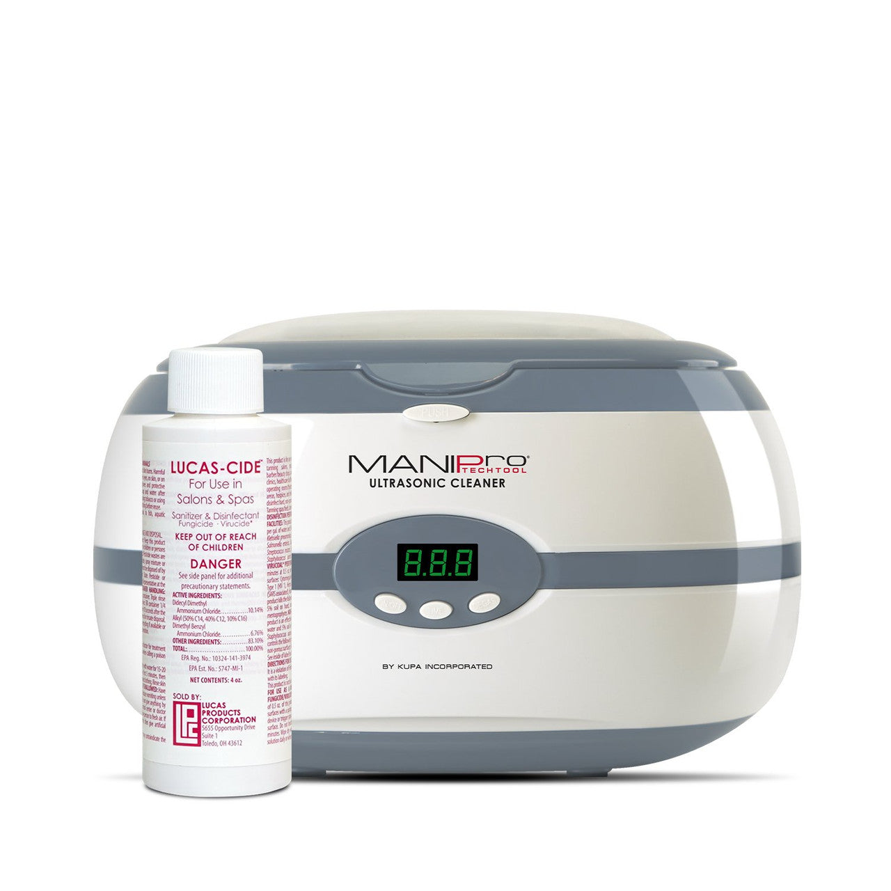 Kupa Ultrasonic Disinfector Machine + Free 1 Lucas-Cide 4oz