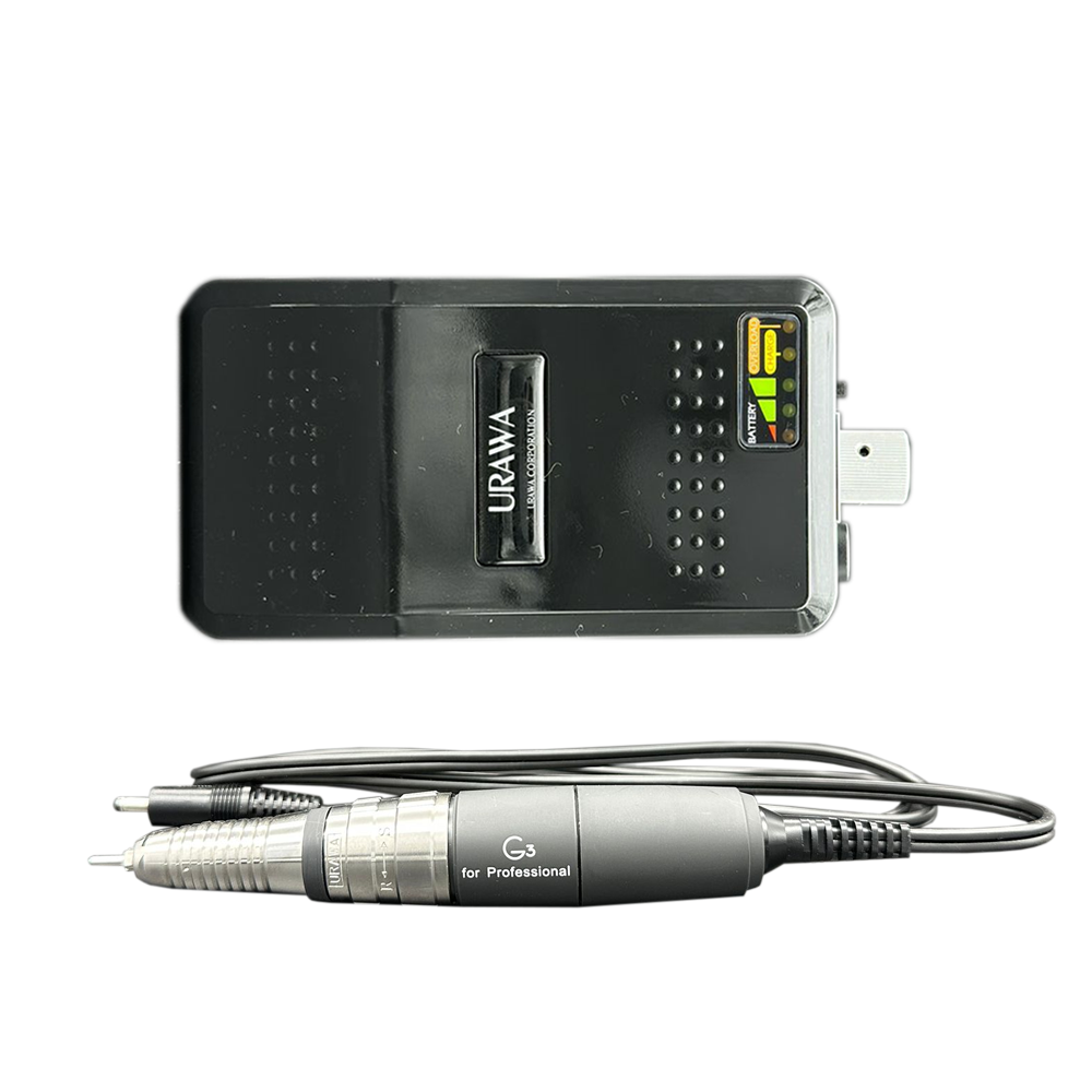 URAWA - PROFESSIONAL PORTABLE NAIL DRILL G3 SERIES - BLACK