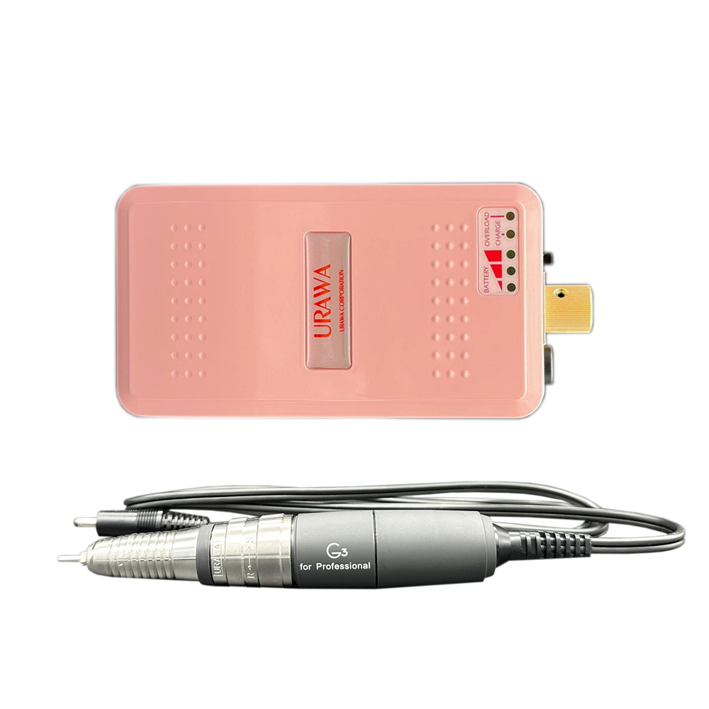 URAWA - PROFESSIONAL PORTABLE NAIL DRILL G3 SERIES - PINK