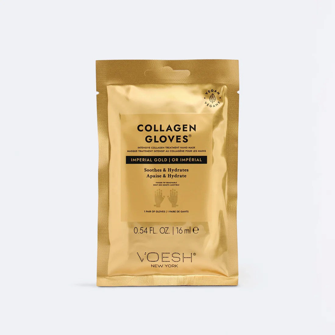 VOESH Collagen Mask Gloves - Imperial 24K Gold