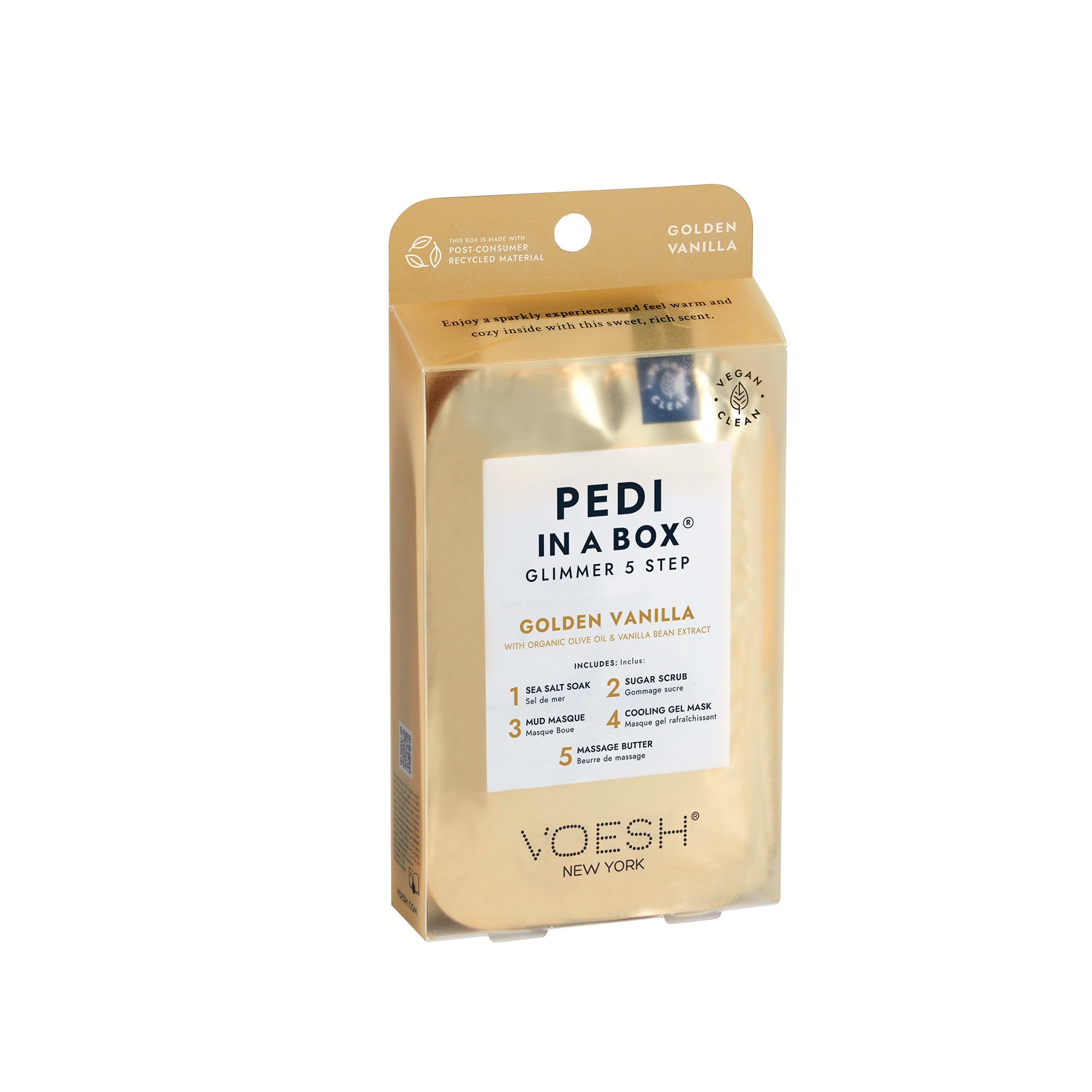 Voesh 5 Step Spa Pedibox Golden Vanilla