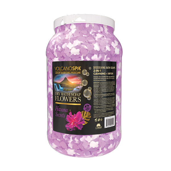 VolcanoSpa Dry Bath Soap Flowers – Lavender Eruption