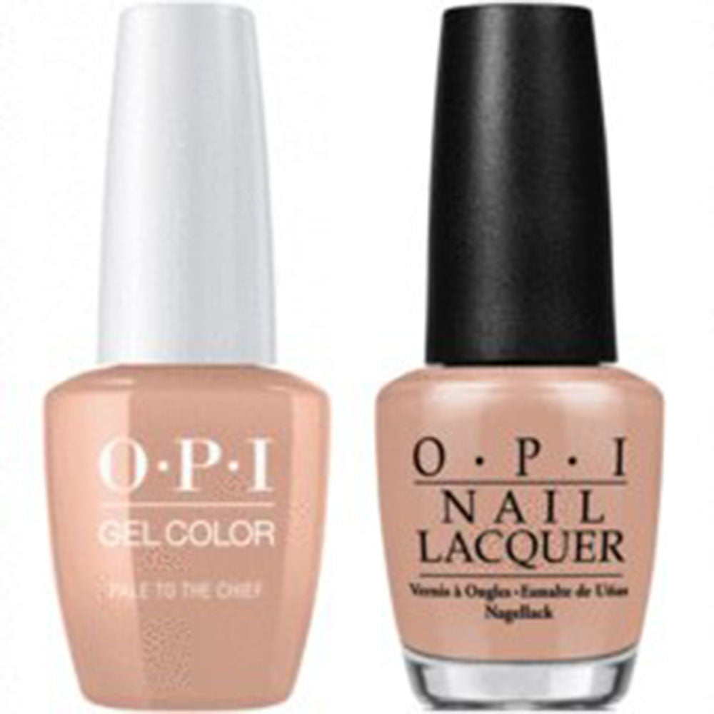 OPI Matching Set Pale to The Chief W57