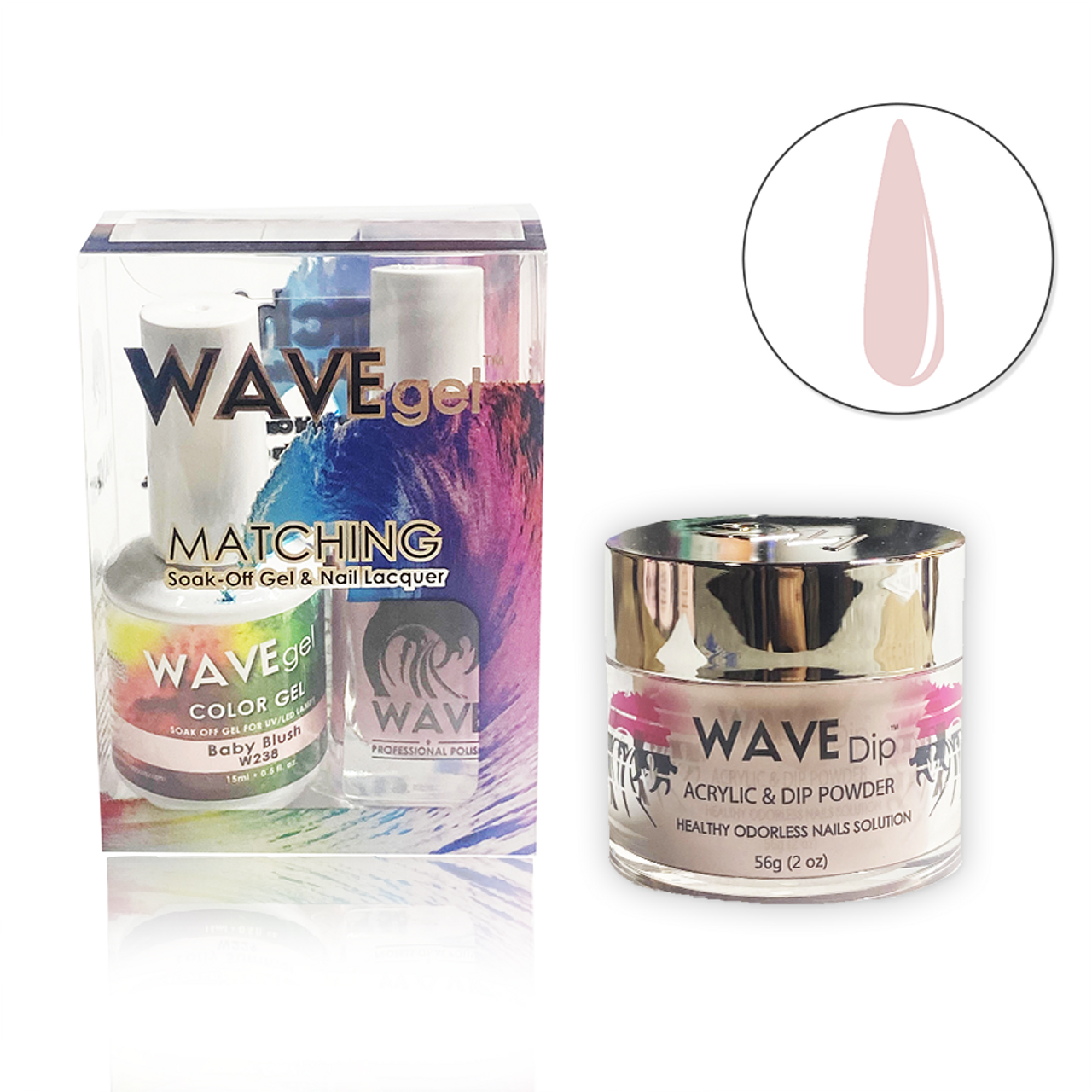 WAVEGEL 3IN1 MATCHING (GEL+LACQUER+DIP) - #239(W239) Slender Burst